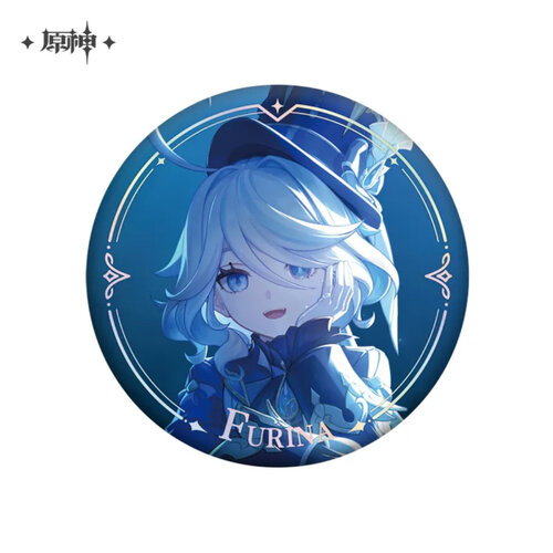 Genshin Impact Character PV Series Can Badge Furina