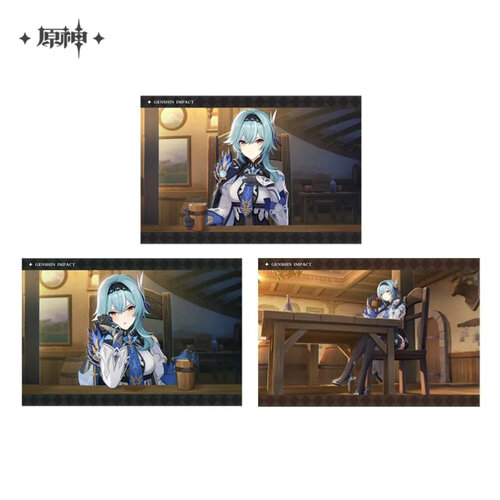 Genshin Impact Character PV Series Photo Card Eula Midnight Encounter at the Tavern