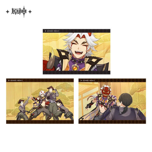 Genshin Impact Character PV Series Photo Card Arataki Itto That's How the Show Should Go!