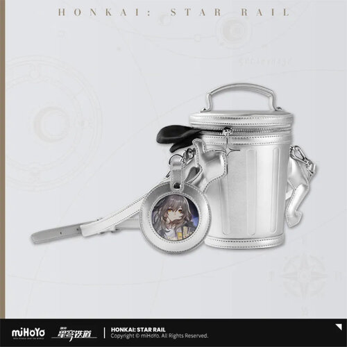 -PRE ORDER- Honkai: Star Rail Lordy Trashcan Bagde Storage Case Silver