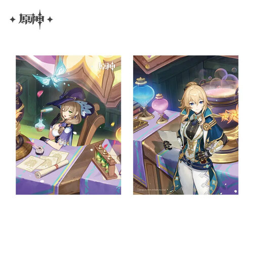 Genshin Impact Theme Series Clear File Inazuma City Blades Weaving Betwixt Brocade