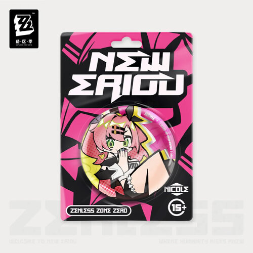 Zenless Zone Zero Ridu Series Cunning Hares Can Badge Nicole