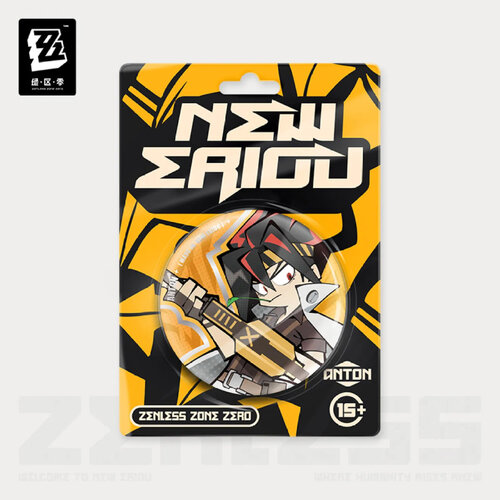 Zenless Zone Zero Ridu Series Belobog Heavy Industries Can Badge Anton