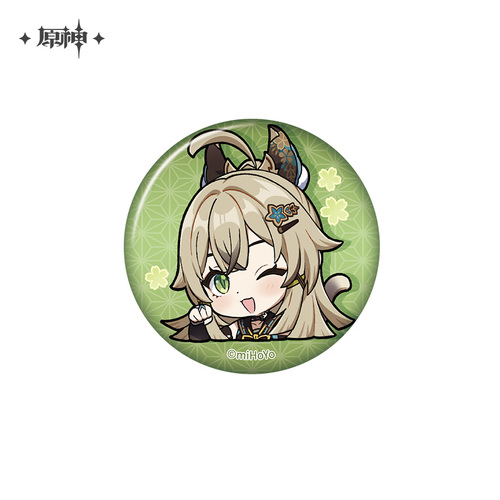 Genshin Impact Chibi Emoji Chara Badges Kirara