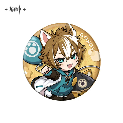 Genshin Impact Outing Theme Series Chibi Can Badge Gorou
