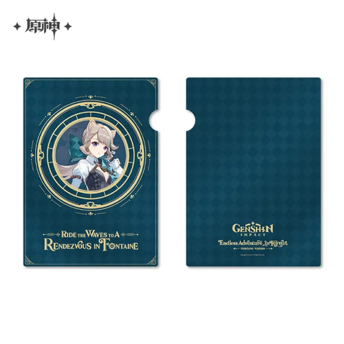 -PRE ORDER- Genshin Impact Genshin Impact's Art Exhibition Character Goods Lynette Folder
