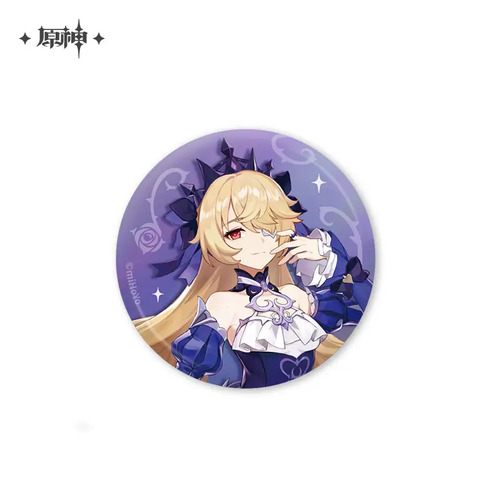 Genshin Impact Summer Fantasia Chara Can Badge Fischl