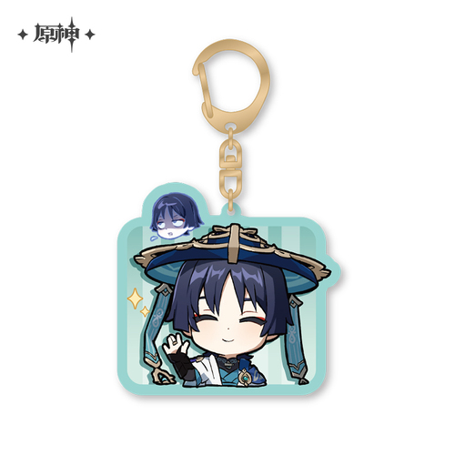 Genshin Impact Chibi Emoji Chara Acrylic Strap Wanderer