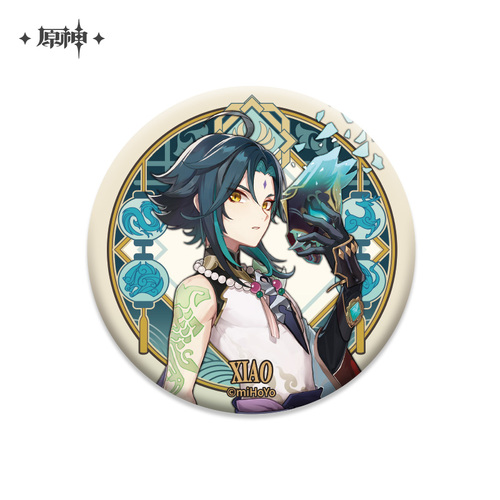 Genshin Impact Liyue Harbor Series Chara Can Badge Xiao
