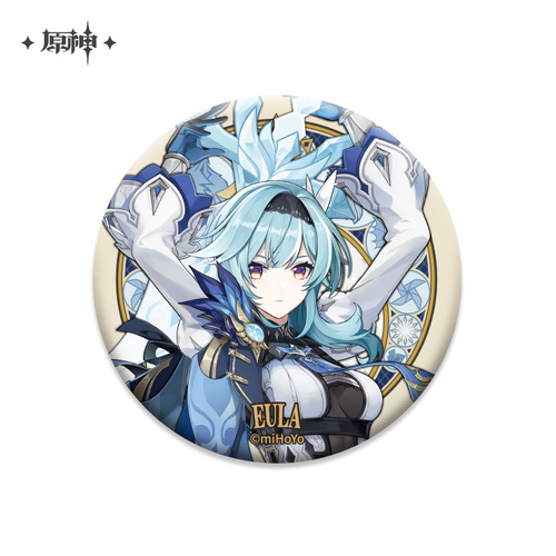 Genshin Impact Mondstadt Series Chara Can Badge Eula