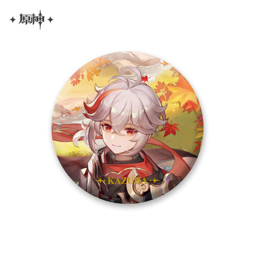 Genshin Impact Theme Chara Can Badge Kaedehara Kazuha