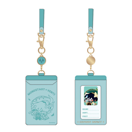 Genshin Impact Chibi Chara Pass Case Venti