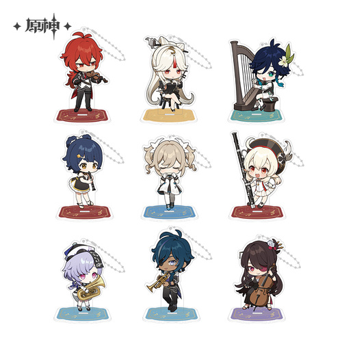 Genshin Impact Melodies of an Endless Journey Chibi Chara Acrylic Stand