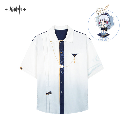 -TENTATIVE PRE ORDER- Genshin Impact Chara Image Apparel Kamisato Ayaka Short Sleeve Shirt