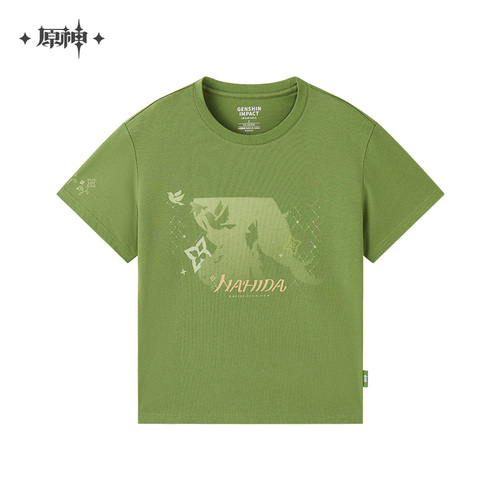 -TENTATIVE PRE ORDER- Genshin Impact Chara Image Apparel Nahida T-shirt Green Silhouette