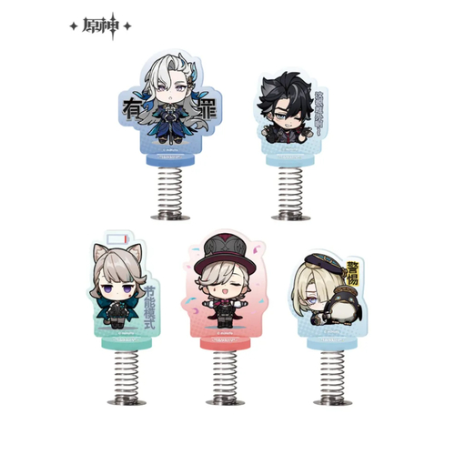 -PRE ORDER- Genshin Impact Court of Fontaine Series Chibi Acrylic Stand (with Spring)