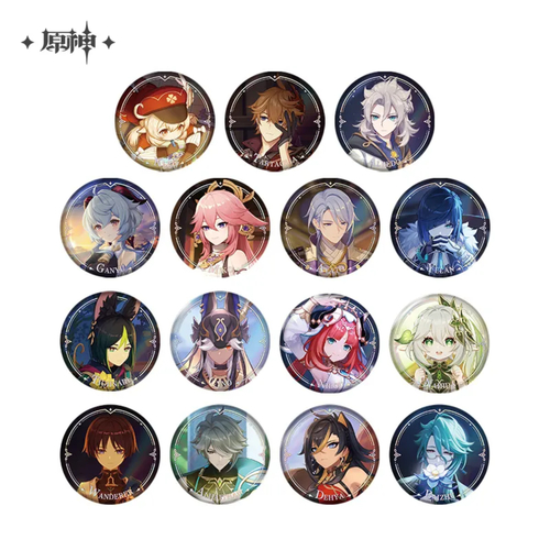 -PRE ORDER- Genshin Impact Character PV Series Can Badge