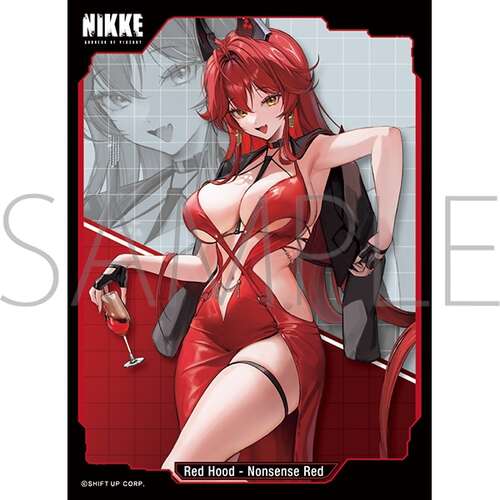 -PRE ORDER- Chara Sleeve Collection Matt Series Goddess of Victory: Nikke Red Hood - Nonsense Red No. MT2186