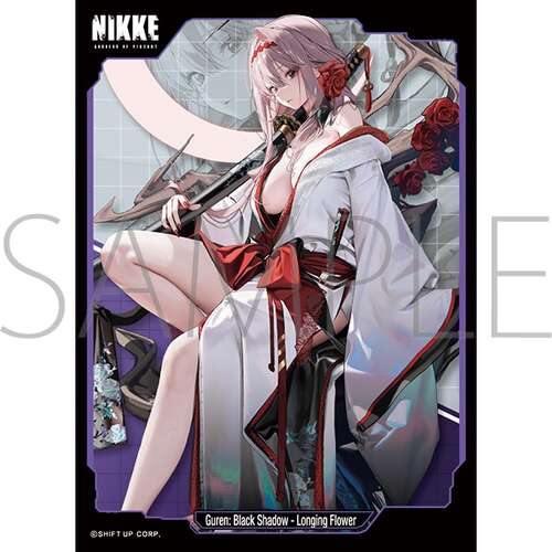 -PRE ORDER- Chara Sleeve Collection Matt Series Goddess of Victory: Nikke Guren: Black Shadow - Longing Flower No. MT2183