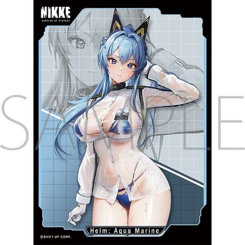 -PRE ORDER- Chara Sleeve Collection Matt Series Goddess of Victory: Nikke Helm: Aquamarine No. MT2310