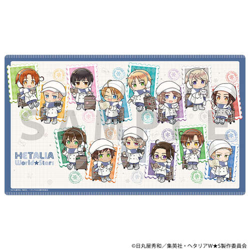 -PRE ORDER- Hetalia World Stars Rubber Mat Winter Vacation