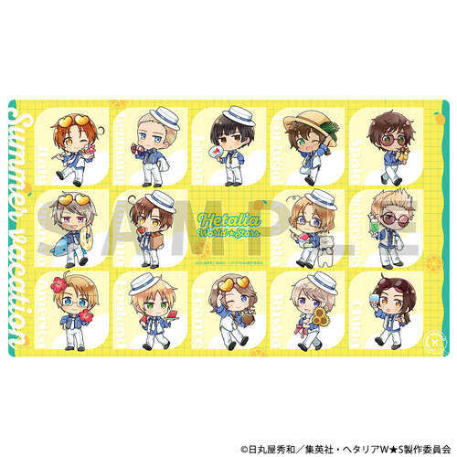 -PRE ORDER- Hetalia World Stars Rubber Mat Summer Vacation