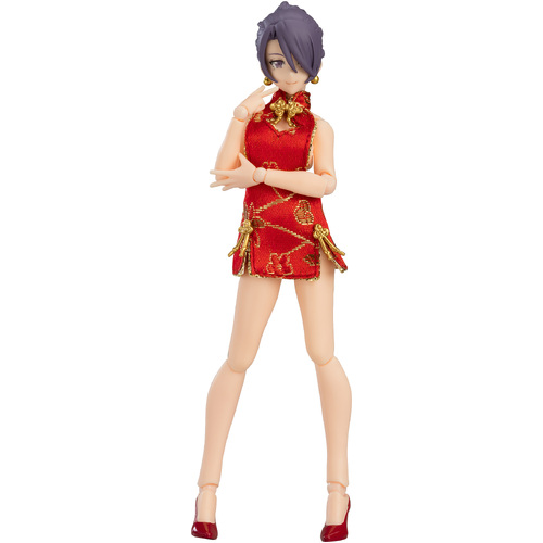 -PRE ORDER- figma Female Body (Mika) with Mini Skirt Chinese Dress Outfit
