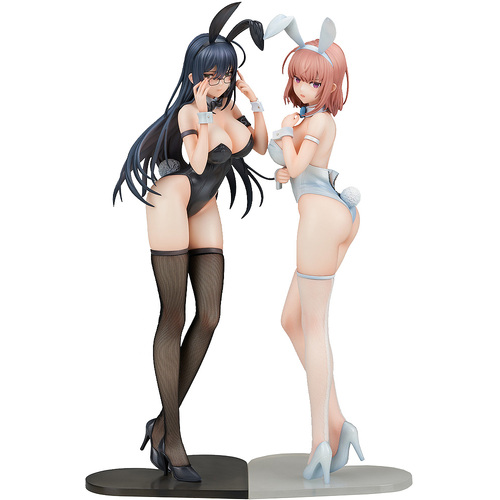 -PRE ORDER- Black Bunny Aoi and White Bunny Natsume 2 Figure Set