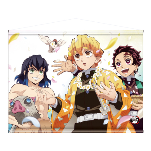 Demon Slayer Tapestry Tanjiro & Inosuke & Zenitsu