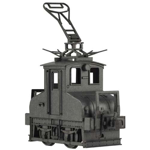-PRE ORDER- Paper Kit Choshi Electric Railway DEKI3 Electric Locomotive (Black) 1/80 Scale [MODEL KIT]
