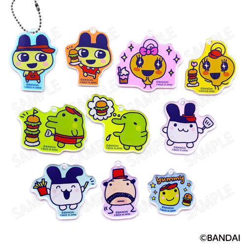 Tamagotchi Welcome Burger Acrylic Key Chain [BLIND BOX]