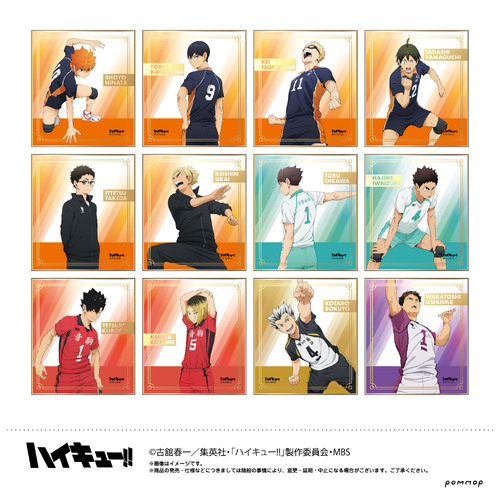 Haikyu!! Gilding Mini Shikishi Collection U91 21L 024 [BLIND BOX]