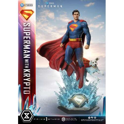 -PRE ORDER- Real Elite Masterline Superman with Krypto