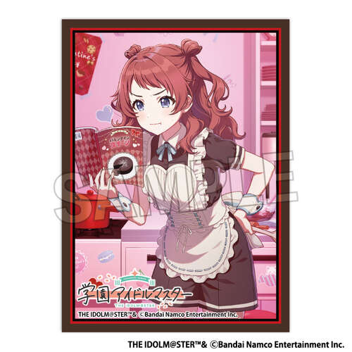 -PRE ORDER- Gakuen Idolmaster Illustration Sleeve Matte Fighting My Way '25 Valentine Hanami Saki
