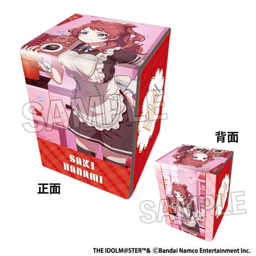 -PRE ORDER- Gakuen Idolmaster Illustration Synthetic Leather Deck Case Next Turn Fighting My Way '25 Valentine Hanami Saki