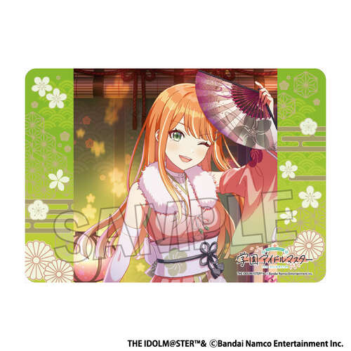 -PRE ORDER- Gakuen Idolmaster Illustration Play Mat Next Turn Tame-Lie-One-Step '25 Hina Matsuri Shiun Sumika