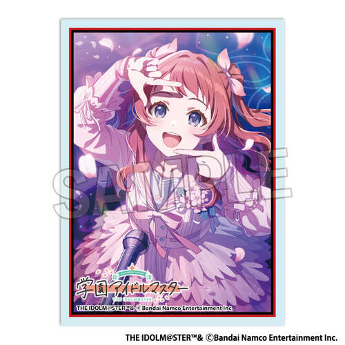 -PRE ORDER- Gakuen Idolmaster Illustration Sleeve Matte Cherry Blossom Photograph Hanami Saki