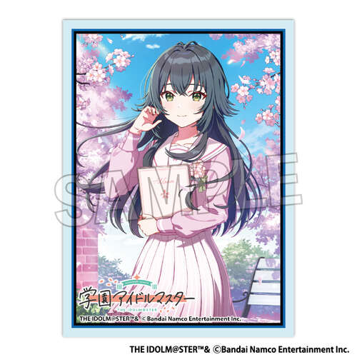 -PRE ORDER- Gakuen Idolmaster Illustration Sleeve Matte Luna say maybe '25 Cherry Blossom Tsukimura Temari