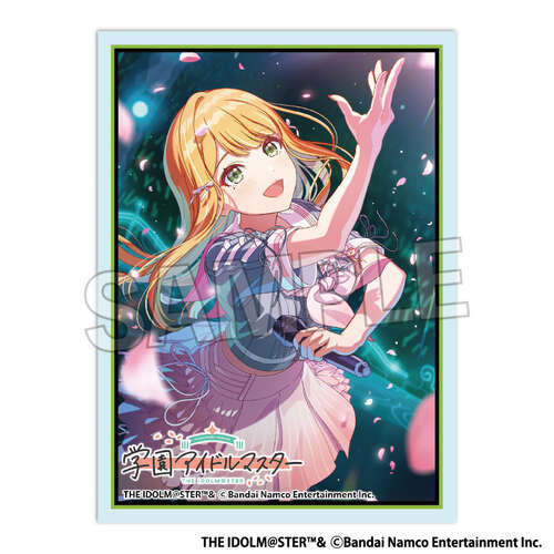 -PRE ORDER- Gakuen Idolmaster Illustration Sleeve Matte Cherry Blossom Photograph Shiun Sumika
