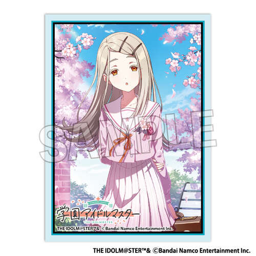 -PRE ORDER- Gakuen Idolmaster Illustration Sleeve Matte Koukei '25 Cherry Blossom Shinosawa Hiro