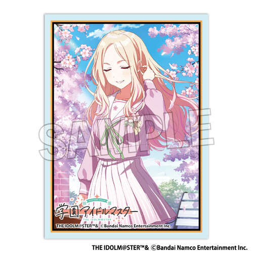 -PRE ORDER- Gakuen Idolmaster Illustration Sleeve Matte Tiny Ambition '25 Cherry Blossom Juo Sena