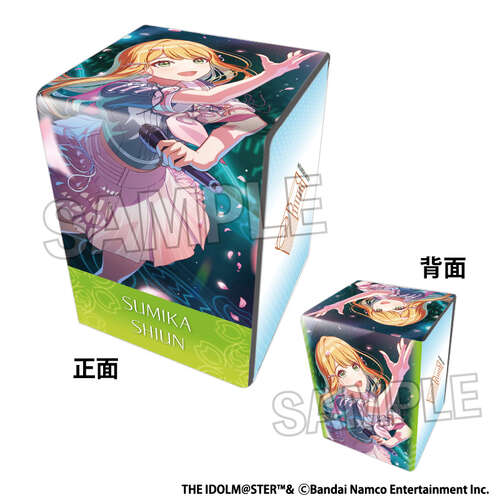 -PRE ORDER- Gakuen Idolmaster Illustration Synthetic Leather Deck Case Next Turn Cherry Blossom Photograph Shiun Sumika