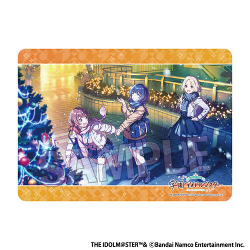 -PRE ORDER- Gakuen Idolmaster Illustration Play Mat Next Turn Sparkly and Stunni-ng!