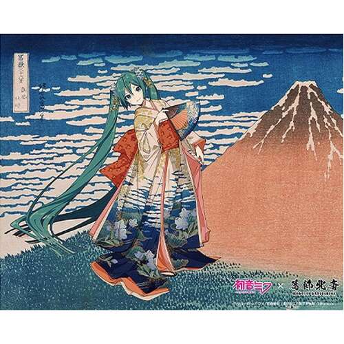 -PRE ORDER- Hatsune Miku Katsushika Hokusai iXima Canvas Art Fine Wind, Clear Morning