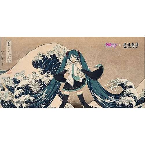 -PRE ORDER- Hatsune Miku Katsushika Hokusai iXima Bath Towel The Great Wave off Kanagawa