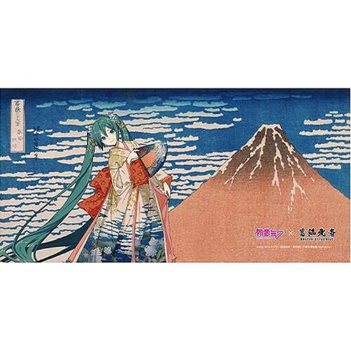 -PRE ORDER- Hatsune Miku Katsushika Hokusai iXima Bath Towel Fine Wind, Clear Morning