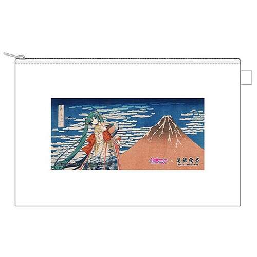 -PRE ORDER- Hatsune Miku Katsushika Hokusai iXima Pouch Fine Wind, Clear Morning