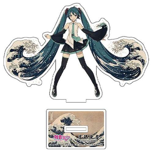 -PRE ORDER- Hatsune Miku Katsushika Hokusai iXima Die-Cut Acrylic Stand The Great Wave off Kanagawa