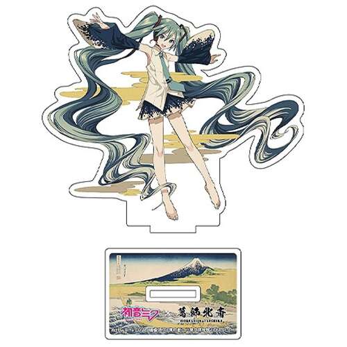 -PRE ORDER- Hatsune Miku Katsushika Hokusai iXima Die-Cut Acrylic Stand Tago Bay at Ejiri on the Tokaido