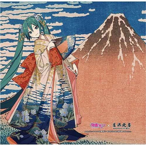 -PRE ORDER- Hatsune Miku Katsushika Hokusai iXima Hand Towel Fine Wind, Clear Morning